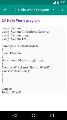 Dot net Programs android App screenshot 5