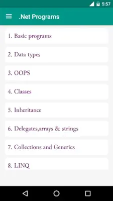 Dot net Programs android App screenshot 6